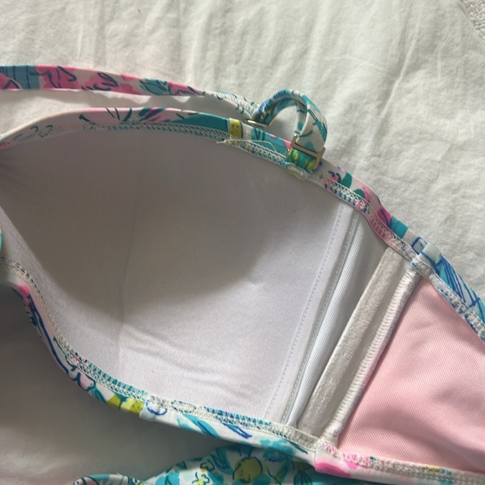 Lilly Pulitzer strapless bikini size 10 - Picture 9 of 10